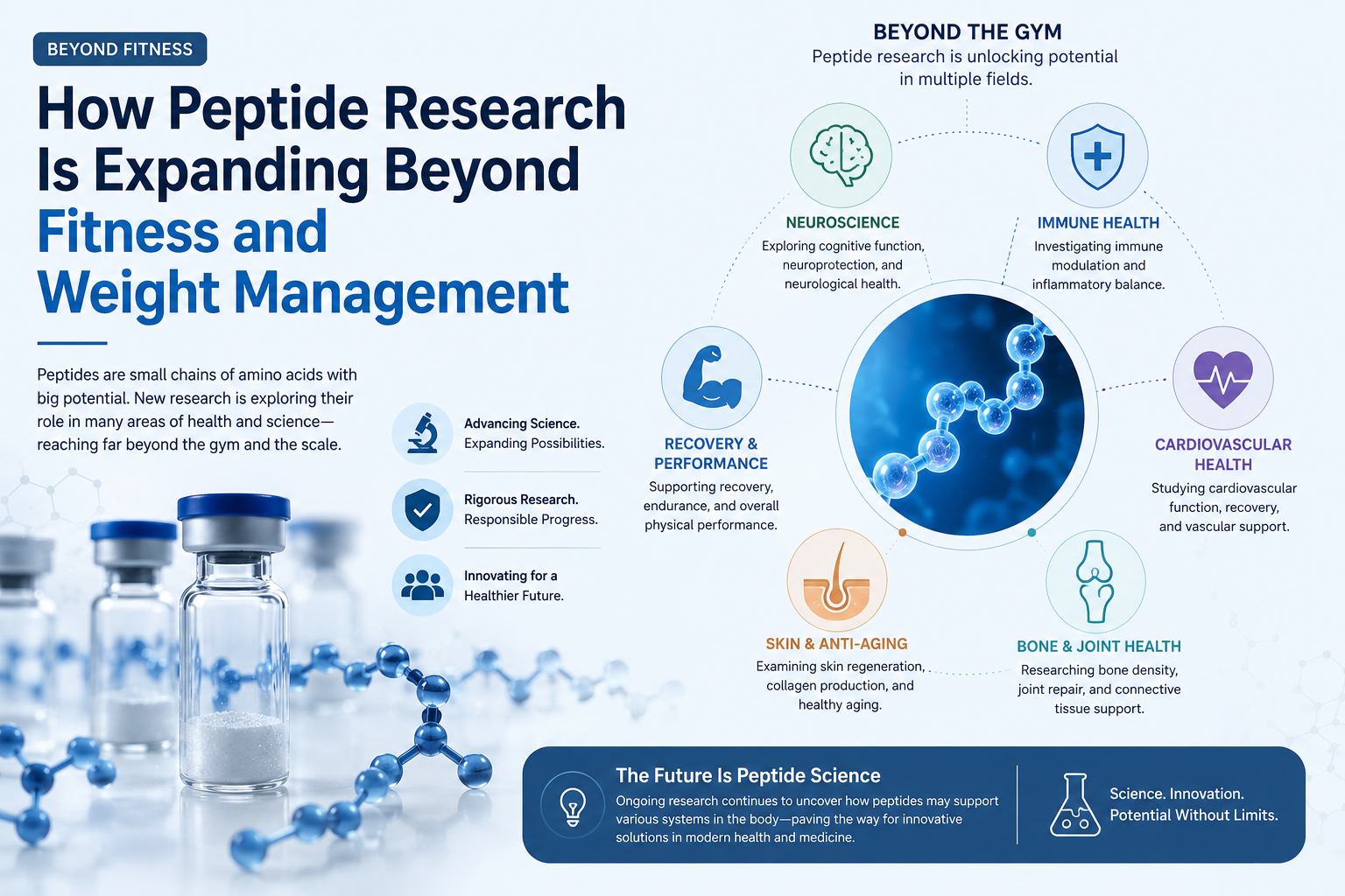 How Peptide Research Is Expanding Beyond Fitness and Weight Management