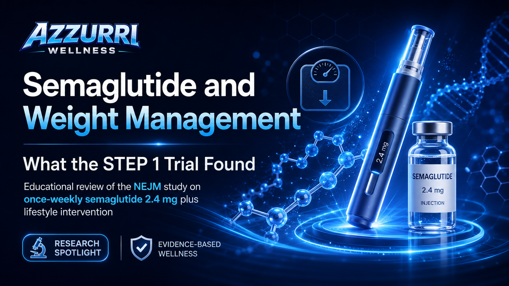 GLP-1 receptor agonist peptides and weight-management research