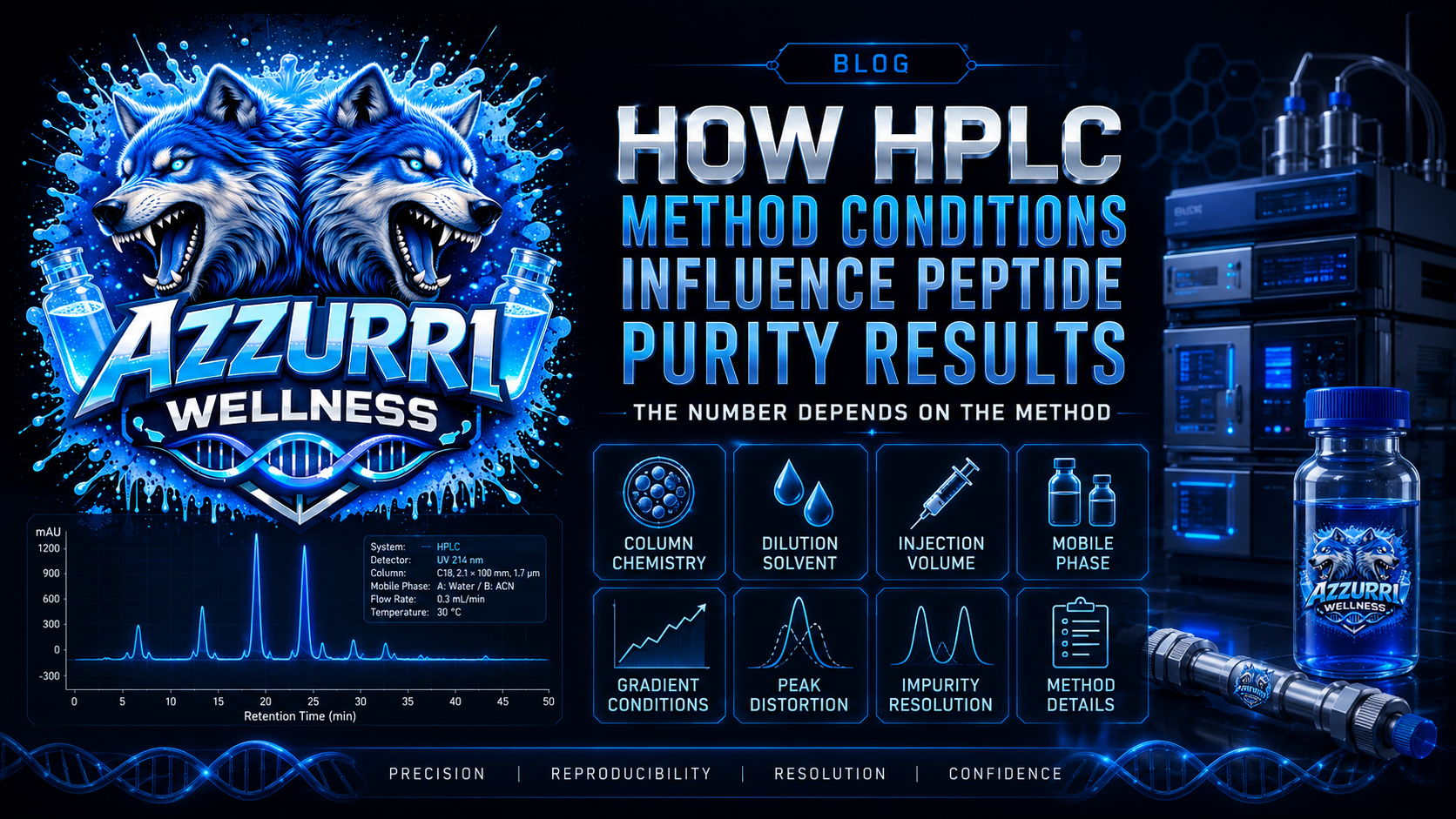 How HPLC Method Conditions Influence Peptide Purity Results