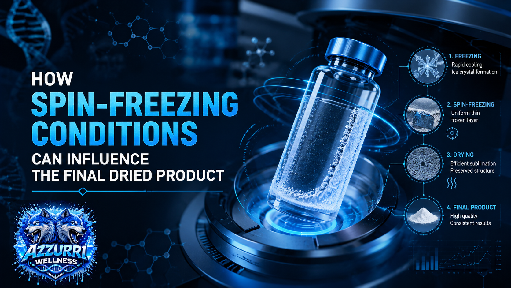 How Spin-Freezing Conditions Can Influence the Final Dried Product