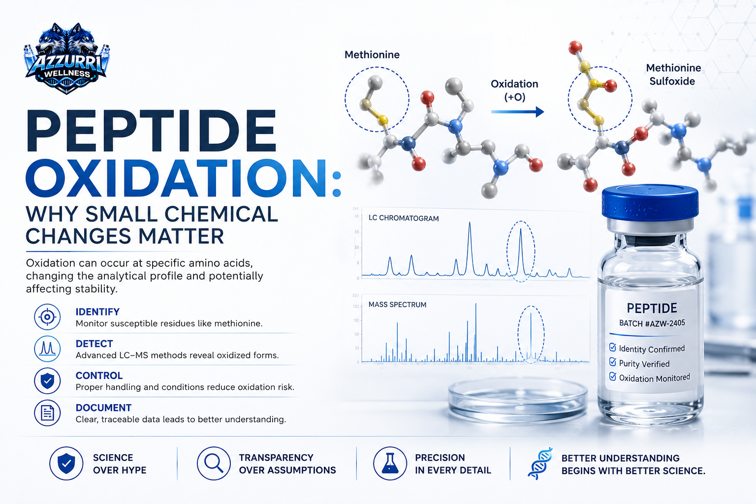 Peptide Oxidation: Why Small Chemical Changes Matter