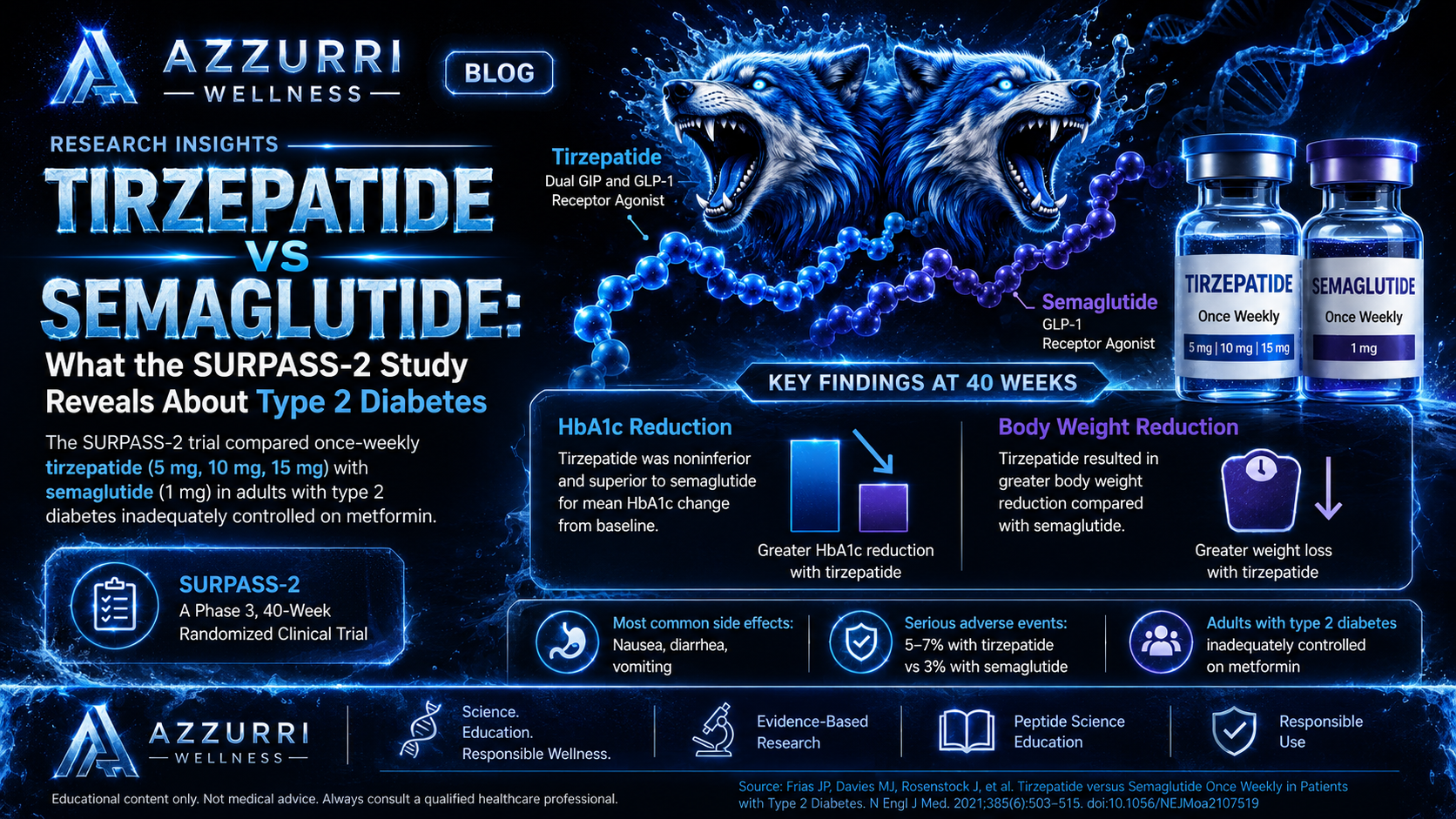 Single versus dual incretin peptides compared