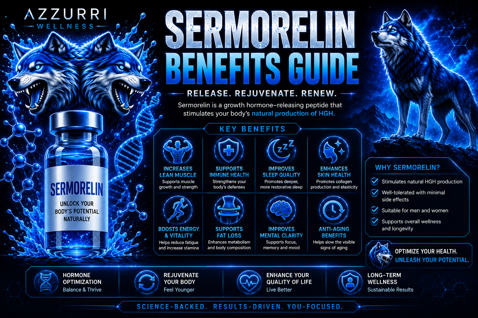 Sermorelin growth-hormone-releasing peptide overview