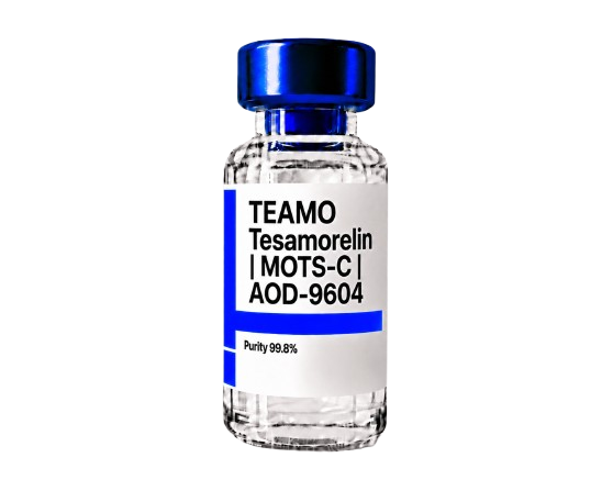 TEAMO Tesamorelin | MOTS-C | AOD-9604 — Metabolism / Performance peptide vial