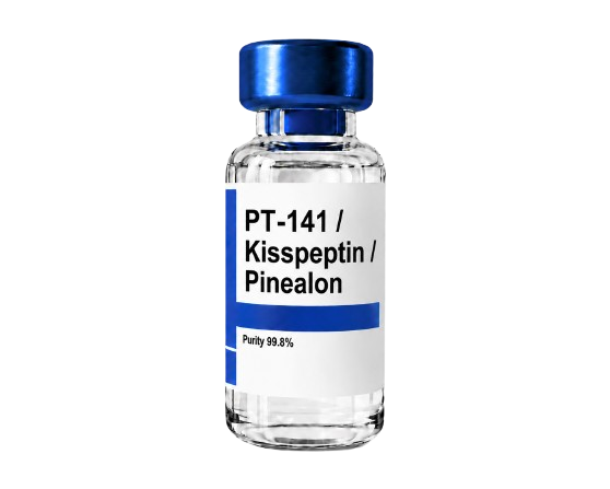PT-141 / Kisspeptin / Pinealon — Hormone & Vitality Research peptide vial